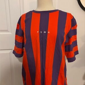 Puma Vibrant Orange and Purple Tee